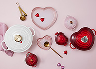 Le Creuset hearts-collection