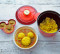 turmeric rice, Cocotte Every, red